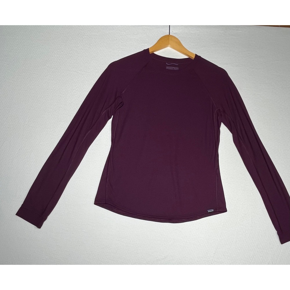 Patagonia Capilene Cool Trail Shirt Womens Small Purple Polyester Athletic Top